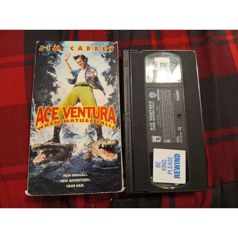 Ace Ventura When Nature Calls VHS VCR Video Tape Used Movie Jim Carrey RENTAL
